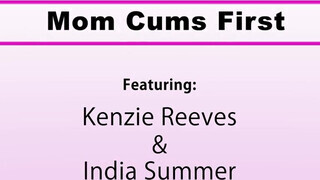 A csinos milf India Summer és szöszi kicsike tinédzser nőci Kenzie Reeves édeshármasban hancuroznak - Pornoflix