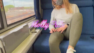 Amatőr pár a vonaton kúrel a járvány időszak alatt - Pornoflix