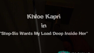 Khloe Kapri a kicsike csöcsű világos szőke nevelő húgi benyeli a óriási hímtagot - Pornoflix