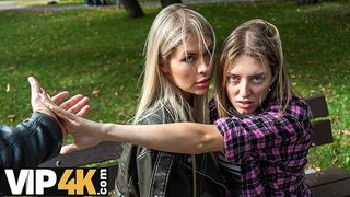 Szöszi ellenállhatatlan Zlata Shine megcsalja barátnőjét gigantikus faszos főnökkel