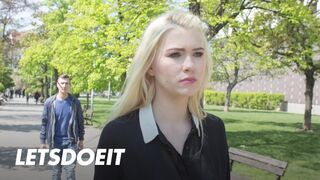Bájos lengyel szöszi Misha Cross cumizza a külföldi vastag fazt külföldön és jól meglovagolja
