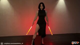 Sith kisasszony magassarkúban titokban megdugja a jediket naboon