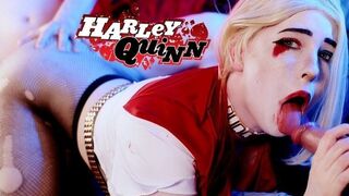 Orbitális bájdorong a harley quinn jelmezben - Mollyredwolf csábítása