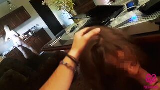 Hajnali kávé után vad döngölés és cumizás egy tinivel