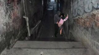 Csoki ribi keményen megkamatyolva a favela domb urával a funk tánc után